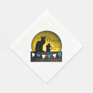 Guardanapo De Papel Bate-papo Oktoberfest Noir