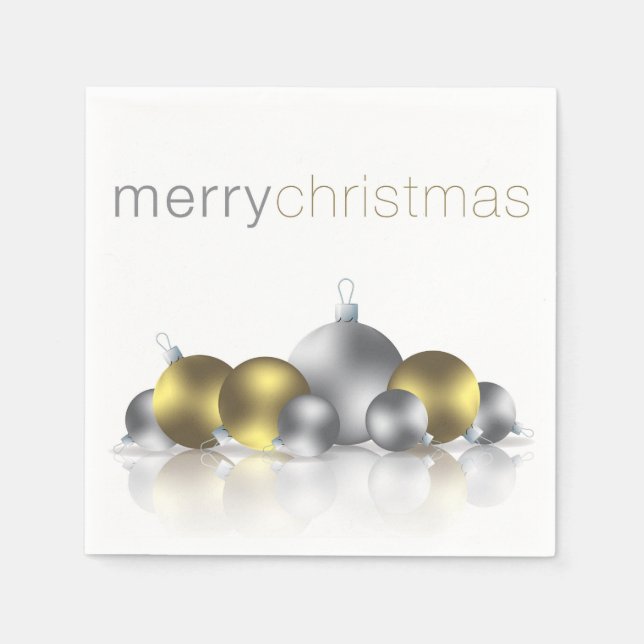 Guardanapo De Papel Bateria de Natal (Frente)