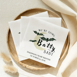 Guardanapo De Papel Bateria para o Chá de fraldas do Bebê Bat e Lua