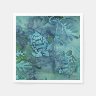 Guardanapo De Papel Batik das tartarugas de mar