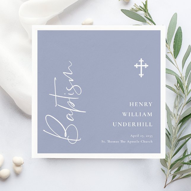 Guardanapo De Papel Batismo dos Meninos de Script (Criador carregado)