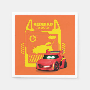 Guardanapo De Papel Batkers™ Redbird - O Racecar