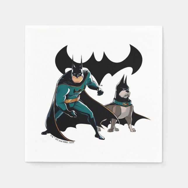 Guardanapo De Papel Batman & Ace (Frente)