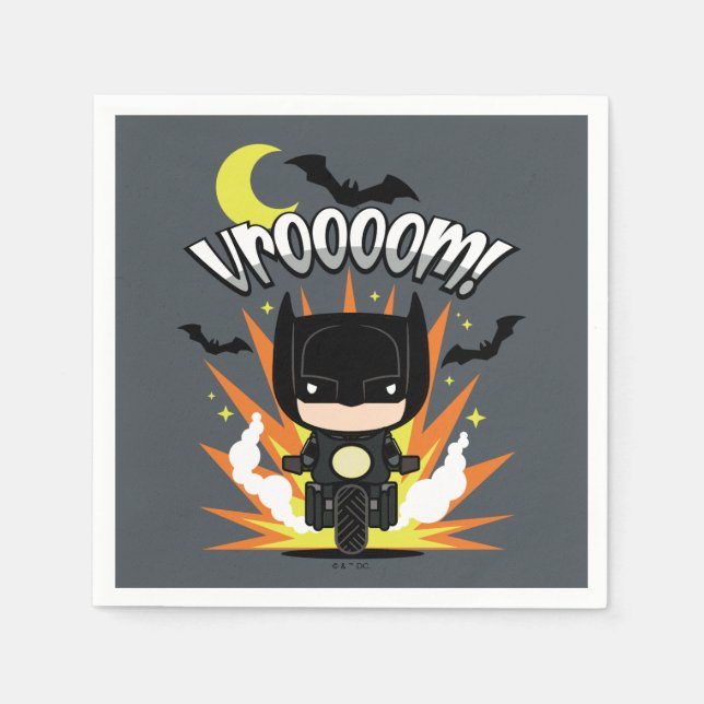 Guardanapo De Papel Batman Chibi (Frente)