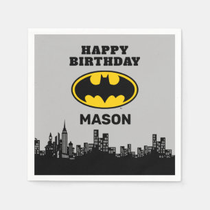 Guardanapo De Papel Batman - Cidade de Gotham Aniversário