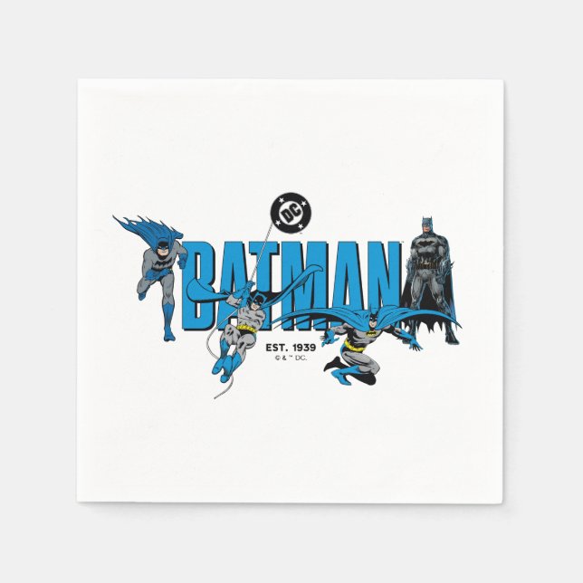 Guardanapo De Papel Batman Legends Forever Graphic (Frente)