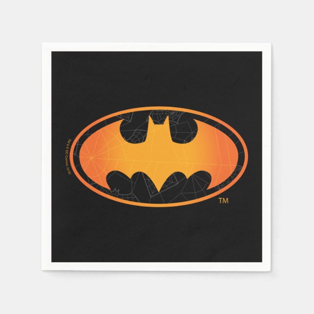 Guardanapo De Papel Batman | Logotipo Web Halloween (Frente)