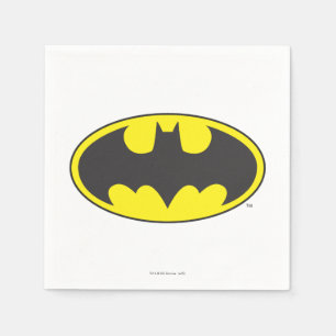 Guardanapo De Papel Batman Symbol Bat Oval Logo