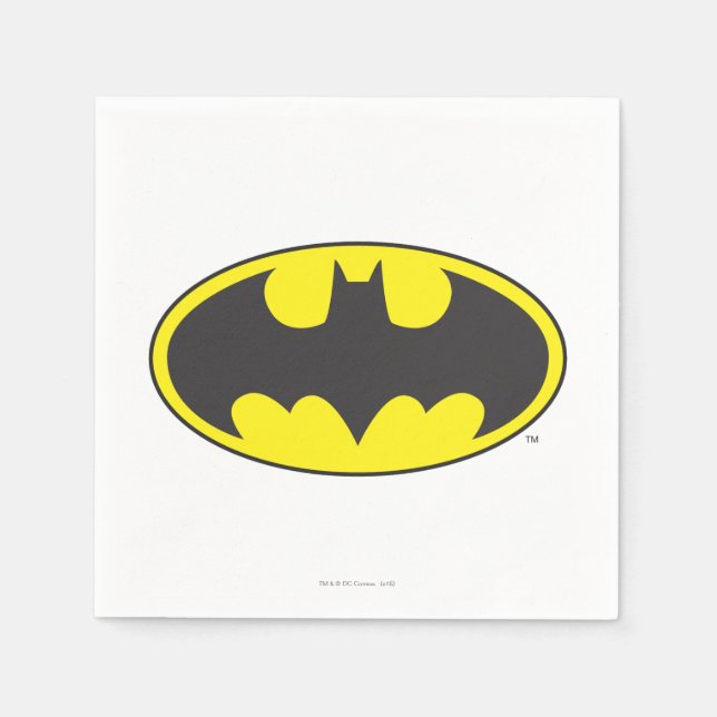 Guardanapo De Papel Batman Symbol | Bat Oval Logo (Frente)