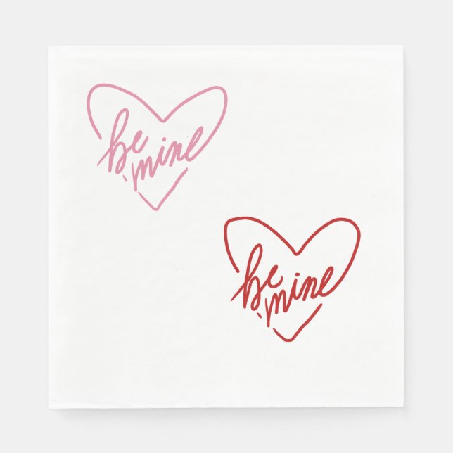 GUARDANAPO DE PAPEL BE MINE  (Frente)