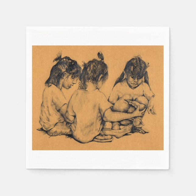 Guardanapo De Papel Beach Bunnies (Frente)