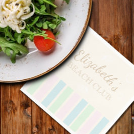 Guardanapo De Papel Beach Club Birthday