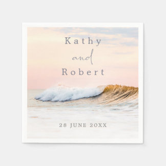 GUARDANAPO DE PAPEL BEACH WEDDING NAPKINS | SOL OCEANO