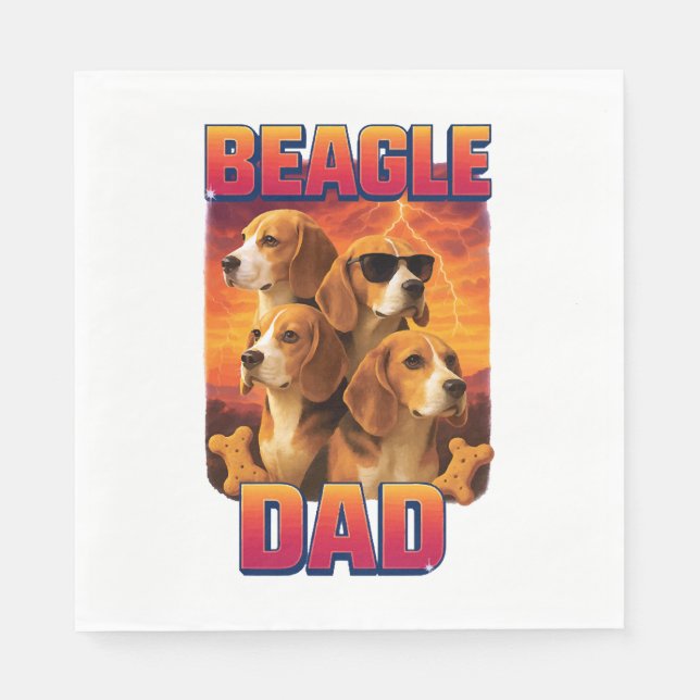 Guardanapo De Papel Beagle (Frente)