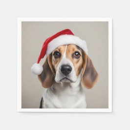 Guardanapo De Papel Beagle Christmas