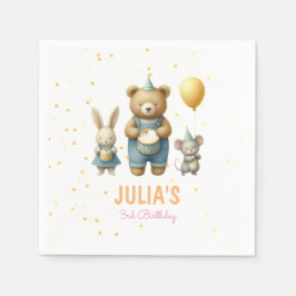 Guardanapo De Papel Beary Special Birthday Bash