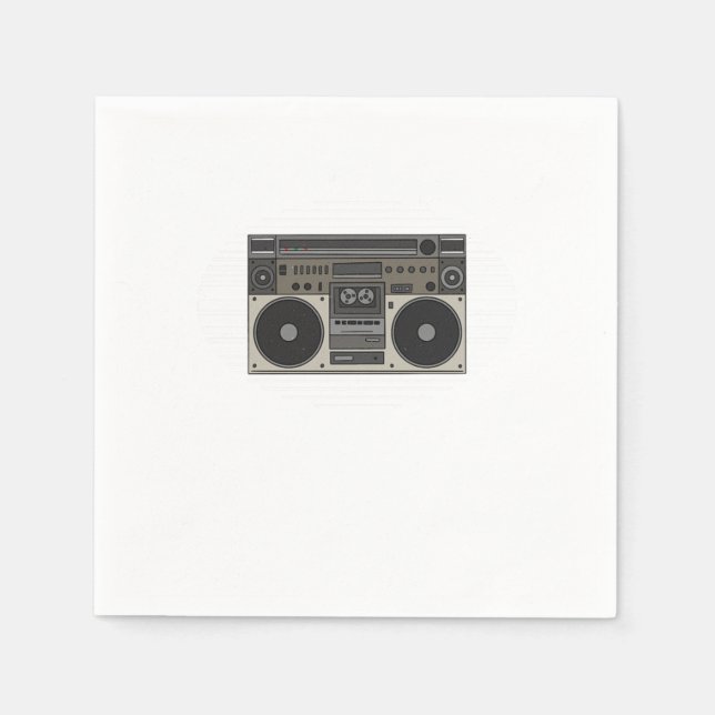 Guardanapo De Papel Beatbox Music Sound DJ BeatboxRap Hiphop Gift (Frente)