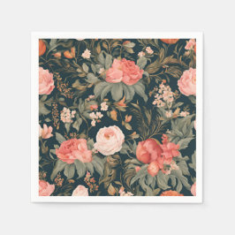 Guardanapo De Papel Beautiful Floral Rose Flower Painting