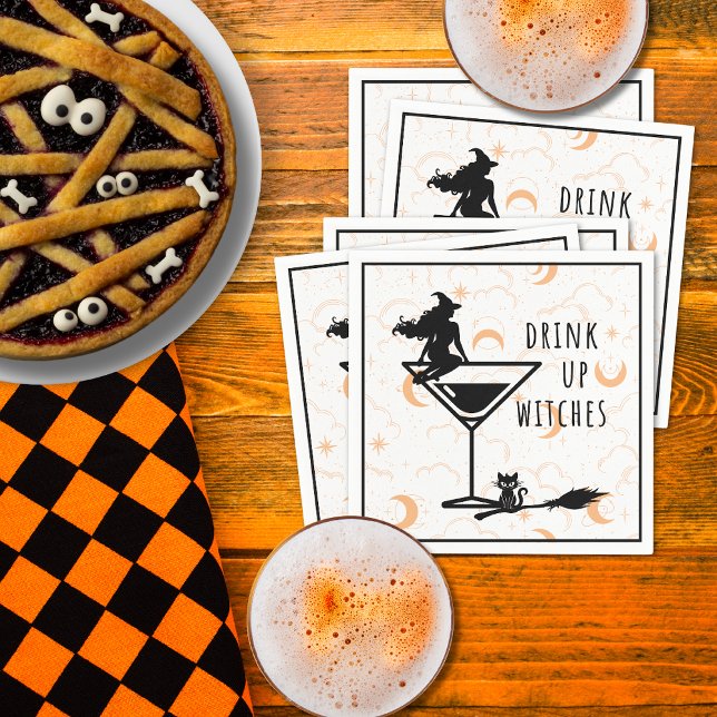 Guardanapo De Papel Beba Bruxas Coquetel Napkins (Criador carregado)