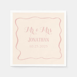 Guardanapo De Papel Bebado Apaixonado Personaliza Monograma Casamento 