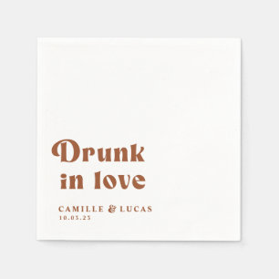 Guardanapo De Papel Bebado Retroativo No Amor, Napkins Personalizado
