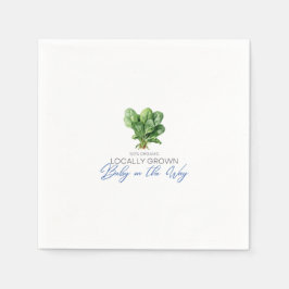 Guardanapo De Papel Bebê crescido localmente no caminho - Espinafre - 