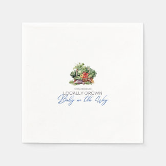 Guardanapo De Papel Bebê crescido localmente no caminho - Vegetais - A