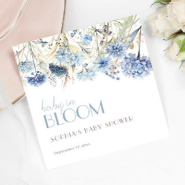 Guardanapo De Papel Bebê DUSTY no Chá de fraldas Elegante de bege Azul