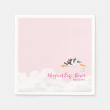 Bebê Garota "Entrega Especial" Chá de fraldas