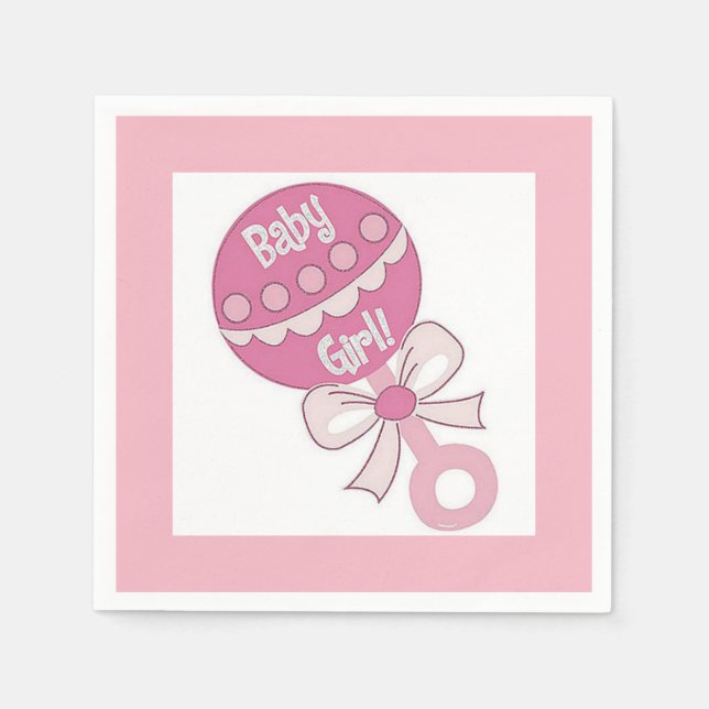 Guardanapo De Papel Bebê Menina (Frente)