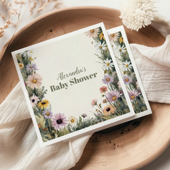 Guardanapo De Papel Bebê no Bloom Garden (Criador carregado)