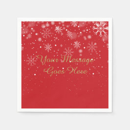 Guardanapo De Papel Bebê personalizado Está frio lá fora