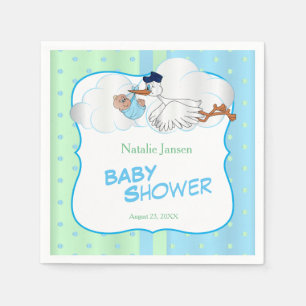 Guardanapo De Papel Bebê Storey com um Menino Bonito