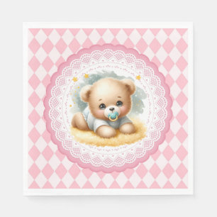 Guardanapo De Papel Bebê - Urso de Teddy
