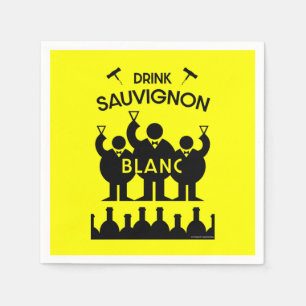 Guardanapo De Papel Bebedor de Vinho Sauvignon Blanc