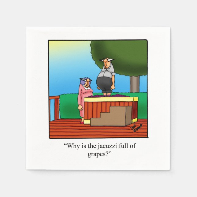 Guardanapo De Papel Bebida do Vinho, Coquetel Napkins (Frente)