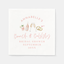 Guardanapo De Papel Bebidas aquáticas, brunch e chá de panela