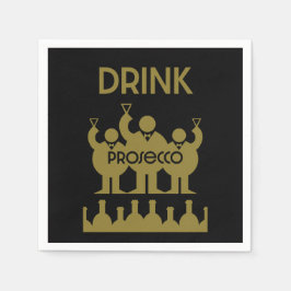 Guardanapo De Papel Bebidas De Vinho Prosecco