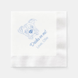 Guardanapo De Papel Bebidas em mim! Boxer Wedding Napkins