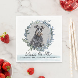 Guardanapo De Papel Bebidas em mim! Kerry Blue Terrier Dog Pet