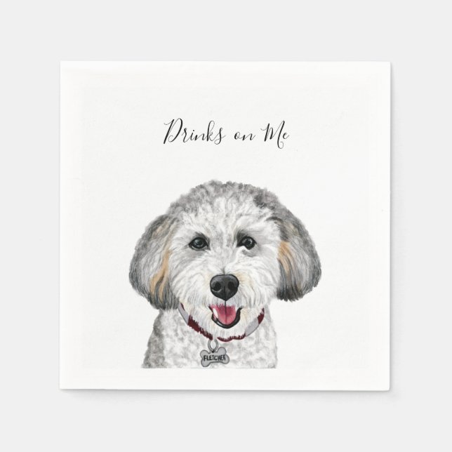 Guardanapo De Papel Bebidas em Mim Napkins (Frente)