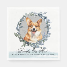 Guardanapo De Papel Bebidas Em Mim! Pembroke Welsh Corgi Dog animal de