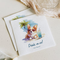 Bebidas no Casamento da Praia de Corgi em Nápoles