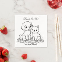 Bebidas Por Nossa Conta Desenho Simples de Cachorr