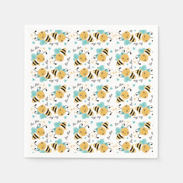 Guardanapo De Papel Bee Mine Bumblebee (Frente)