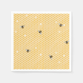 Guardanapo De Papel Bee Tea Party Napkin