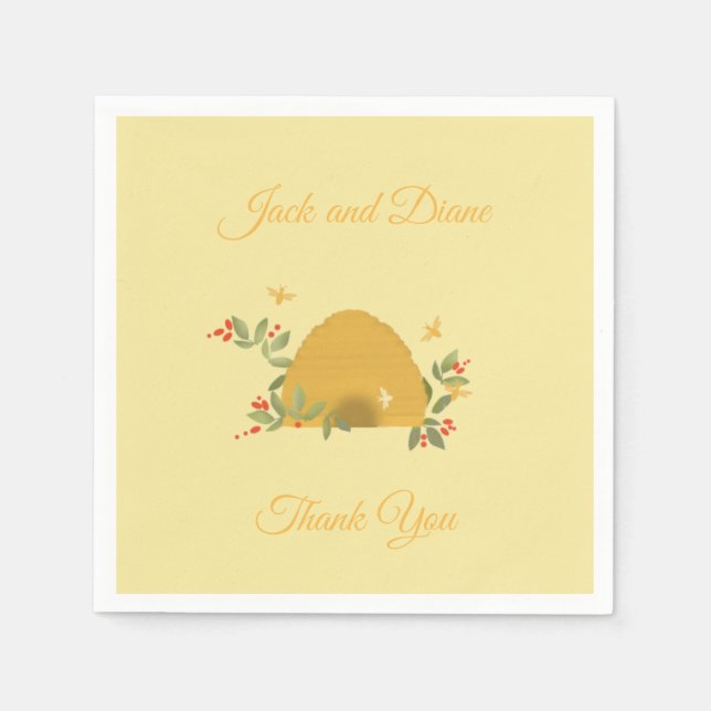 Guardanapo De Papel Beehive Paper Napkins (Frente)