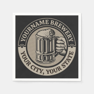 Guardanapo De Papel Beer Breeke Personalizado Brewery Big Mug