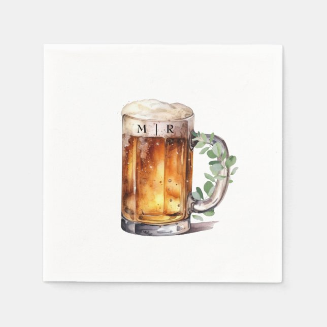 Guardanapo De Papel Beer Monographic Party (Frente)