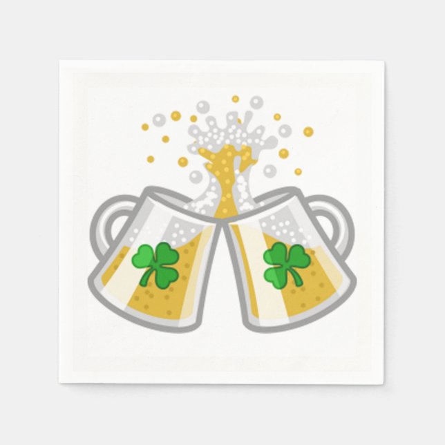 Guardanapo De Papel Beer Mugs (Frente)